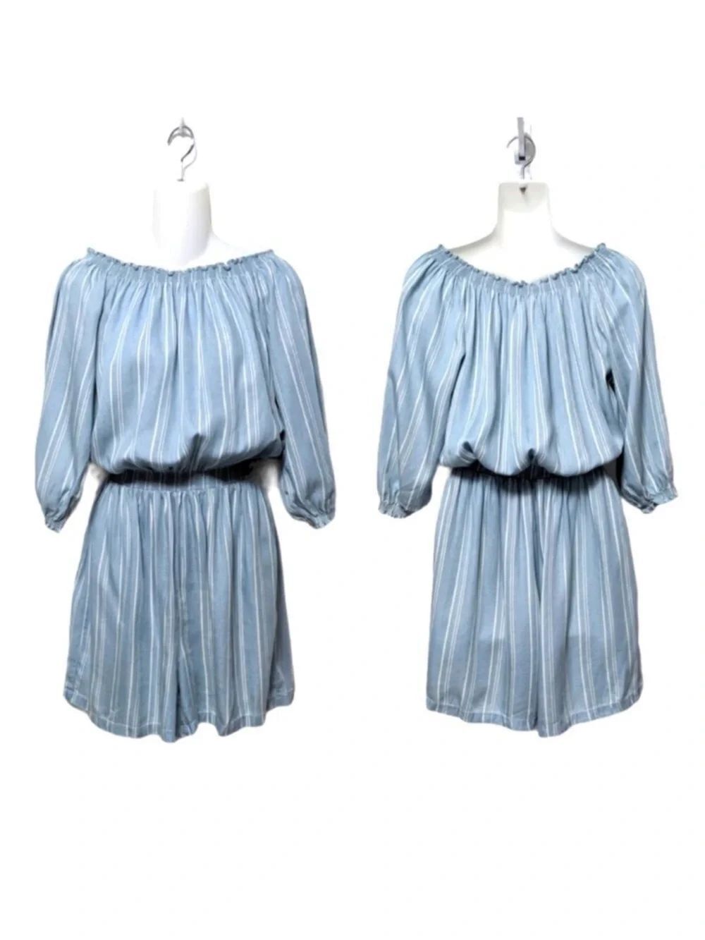 NWT WALTER BAKER Kaiser Striped Lyocell Romper XL